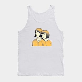 Two brunette asian women Tank Top